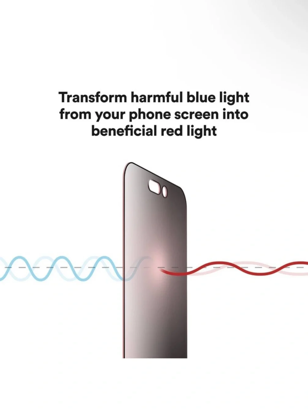 BodyGuardz Red Light Converter iPhone 17 Pro/16 Pro Screen Protector - Privacy